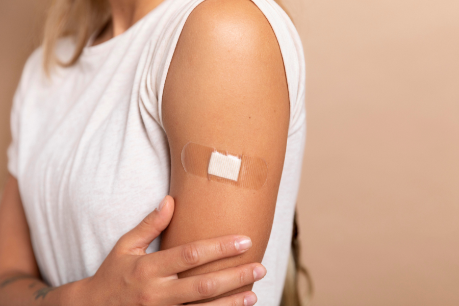 lindungi luka dengan plesterin