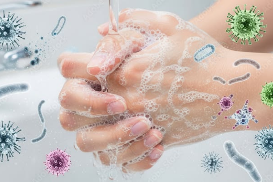 segera cuci tangan sebelum menyentuh luka