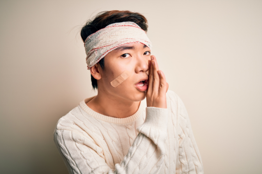 plester luka untuk muka