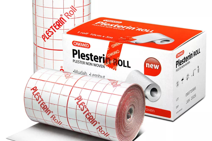 cara menggunakan plester roll medis
